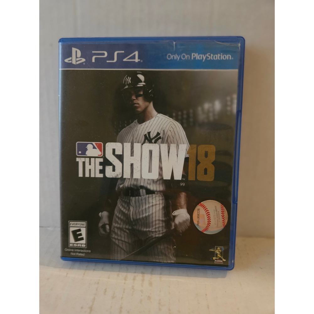 Sony MLB The Show 18 PS4 Baseball Game Aaron Judge‎ Cover Playstation 4